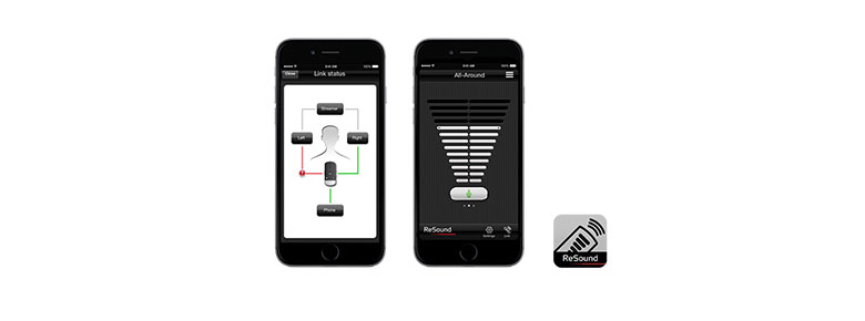 ReSound Control App that lets you control your hearing aids