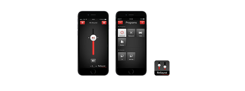 ReSound Smart App adjusting the noise around you
